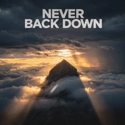 Never Back Down track cover